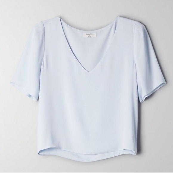 Aritzia Tops - Aritzia Babaton Randy Blouse Blue